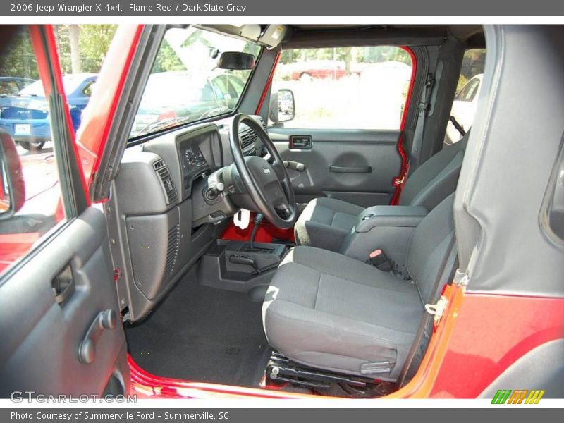 Flame Red / Dark Slate Gray 2006 Jeep Wrangler X 4x4