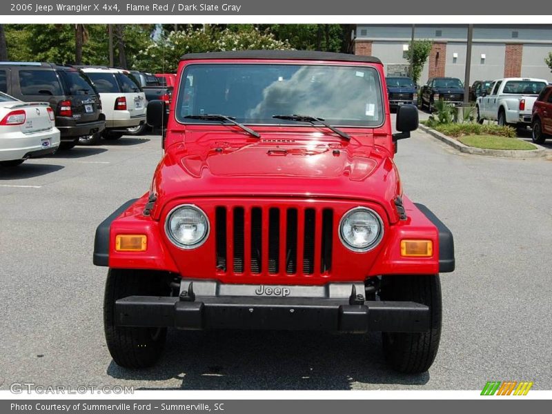 Flame Red / Dark Slate Gray 2006 Jeep Wrangler X 4x4