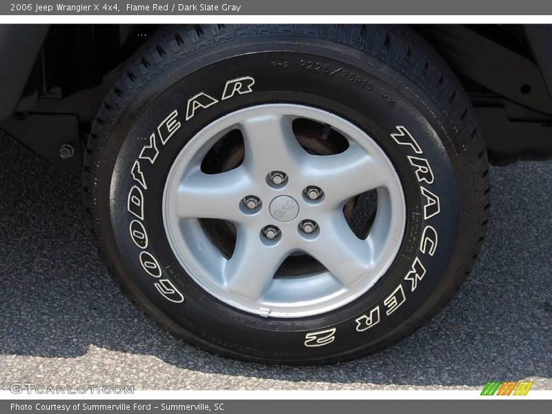 Flame Red / Dark Slate Gray 2006 Jeep Wrangler X 4x4