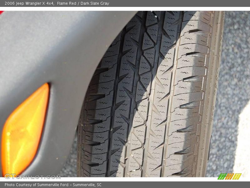 Flame Red / Dark Slate Gray 2006 Jeep Wrangler X 4x4