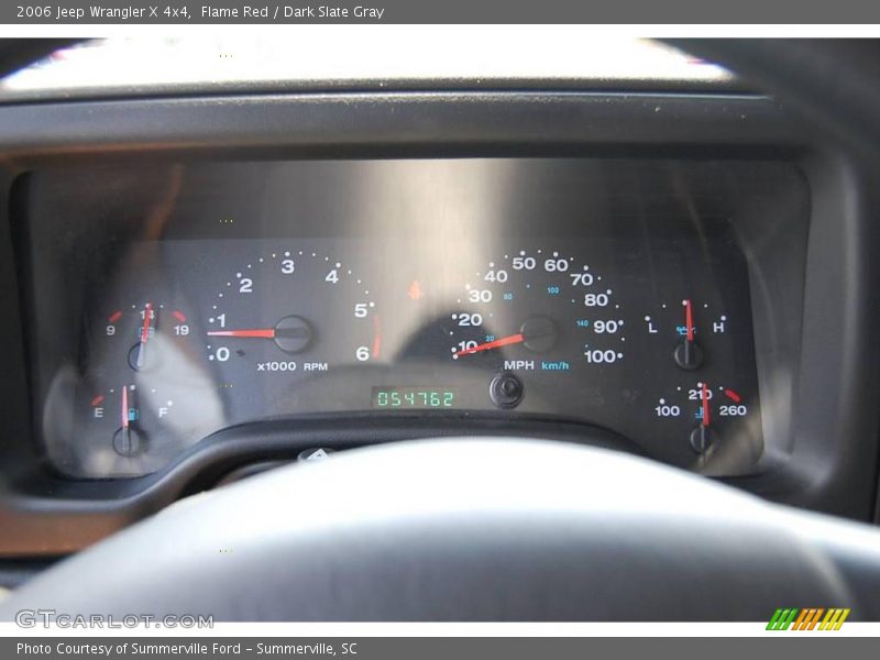 Flame Red / Dark Slate Gray 2006 Jeep Wrangler X 4x4