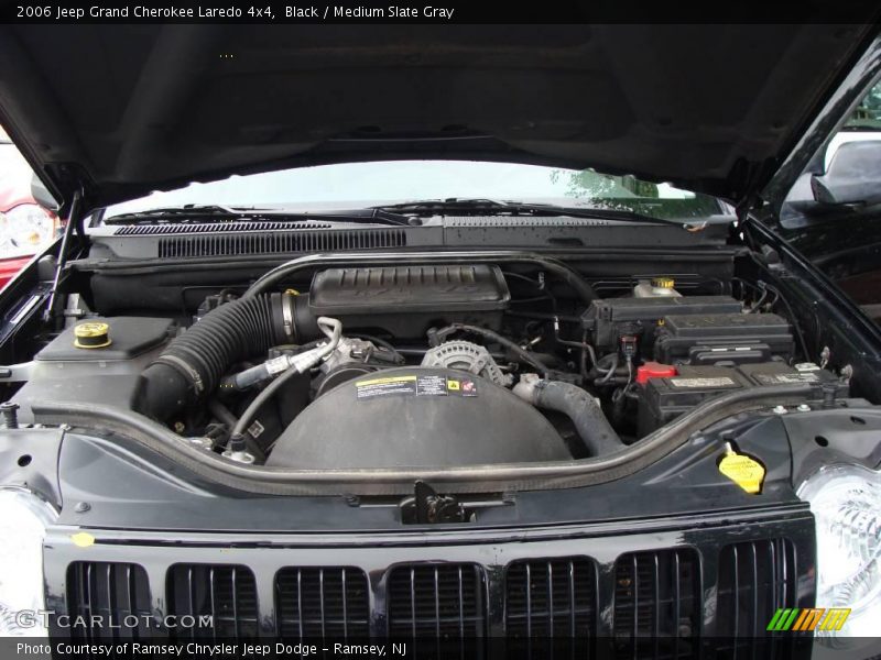Black / Medium Slate Gray 2006 Jeep Grand Cherokee Laredo 4x4