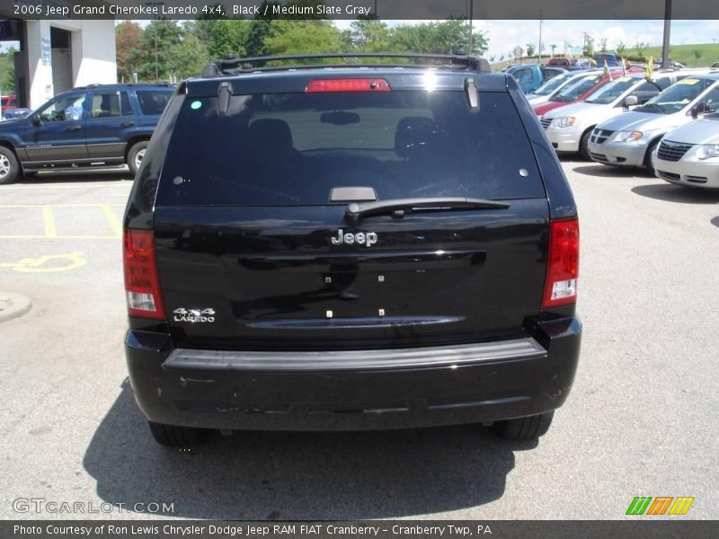 Black / Medium Slate Gray 2006 Jeep Grand Cherokee Laredo 4x4