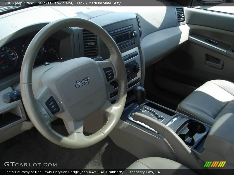 Black / Medium Slate Gray 2006 Jeep Grand Cherokee Laredo 4x4