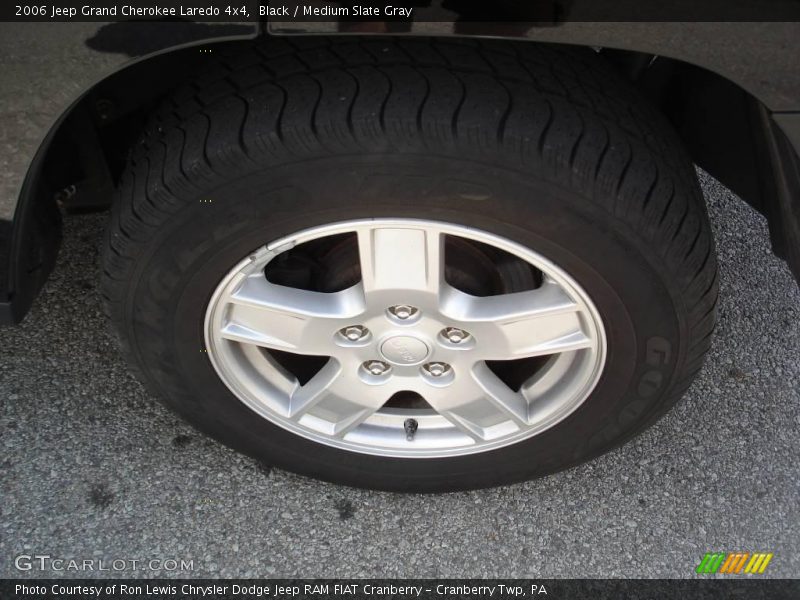 Black / Medium Slate Gray 2006 Jeep Grand Cherokee Laredo 4x4