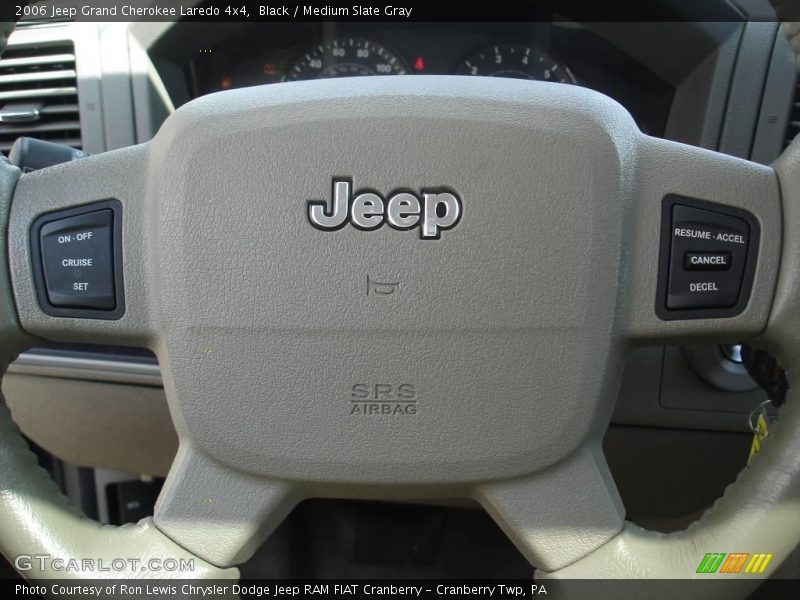 Black / Medium Slate Gray 2006 Jeep Grand Cherokee Laredo 4x4