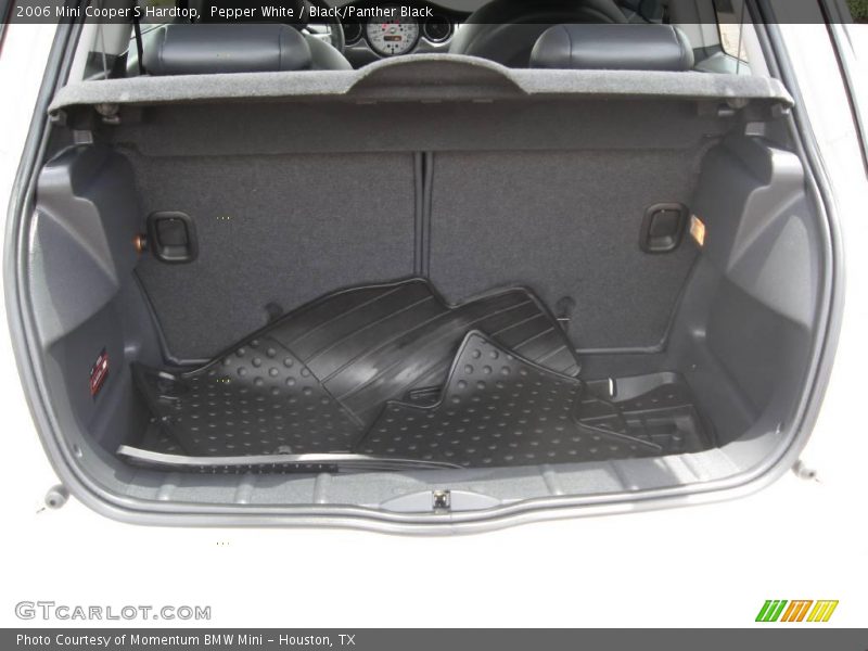 Pepper White / Black/Panther Black 2006 Mini Cooper S Hardtop