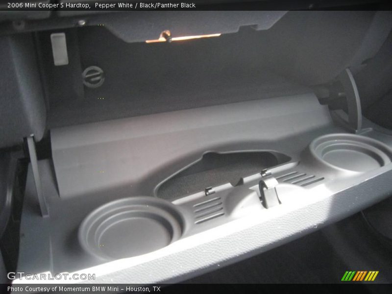 Pepper White / Black/Panther Black 2006 Mini Cooper S Hardtop
