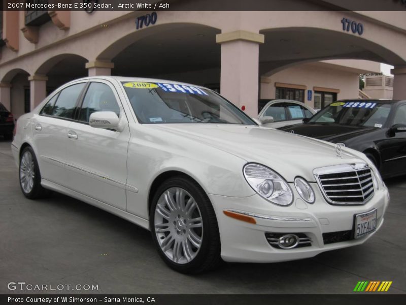 Arctic White / Ash 2007 Mercedes-Benz E 350 Sedan