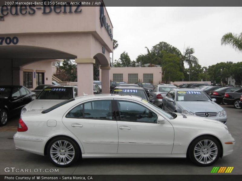 Arctic White / Ash 2007 Mercedes-Benz E 350 Sedan