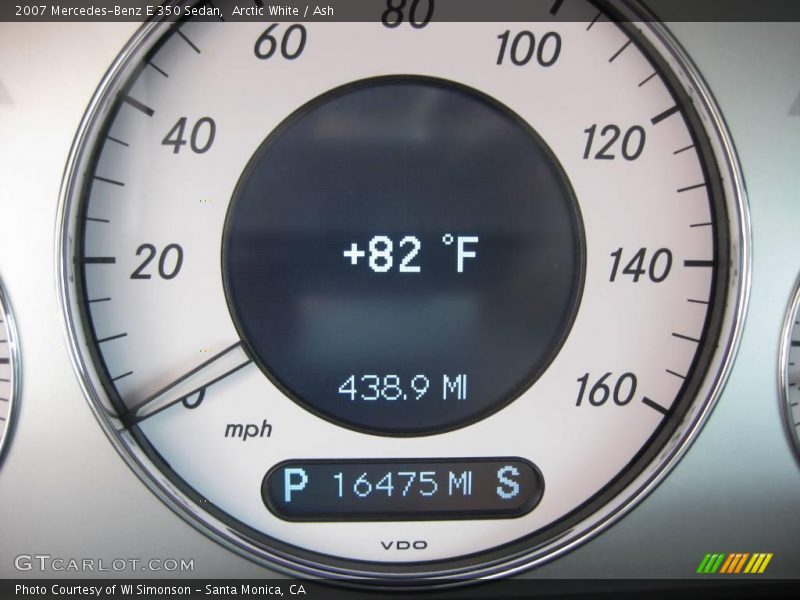 Arctic White / Ash 2007 Mercedes-Benz E 350 Sedan