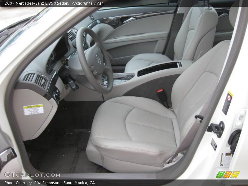 Arctic White / Ash 2007 Mercedes-Benz E 350 Sedan