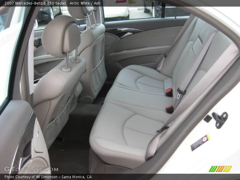 Arctic White / Ash 2007 Mercedes-Benz E 350 Sedan
