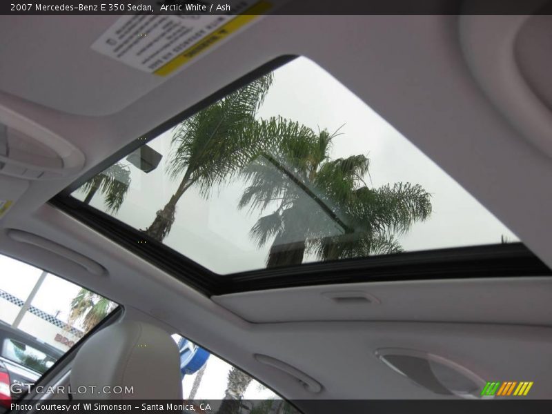 Arctic White / Ash 2007 Mercedes-Benz E 350 Sedan