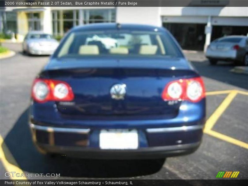 Blue Graphite Metallic / Pure Beige 2006 Volkswagen Passat 2.0T Sedan