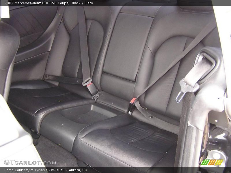 Black / Black 2007 Mercedes-Benz CLK 350 Coupe