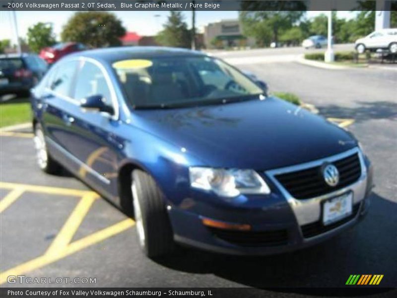 Blue Graphite Metallic / Pure Beige 2006 Volkswagen Passat 2.0T Sedan