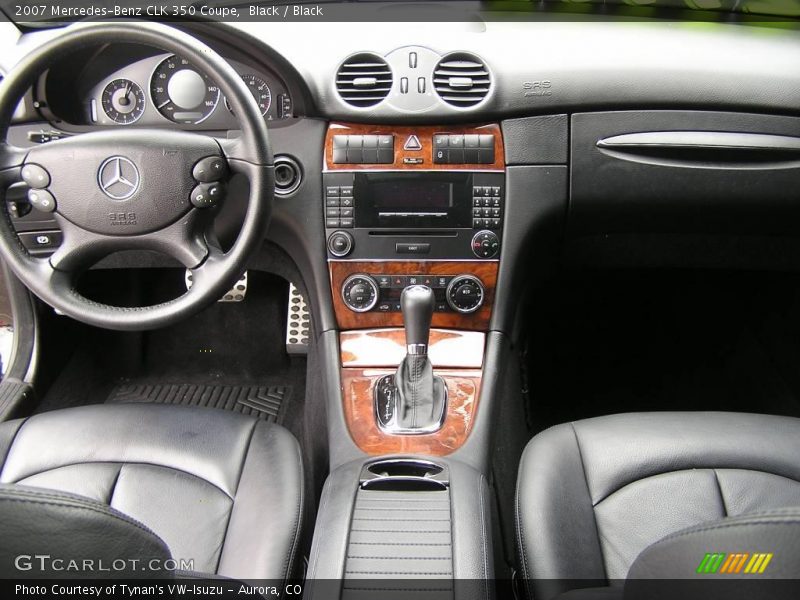 Black / Black 2007 Mercedes-Benz CLK 350 Coupe