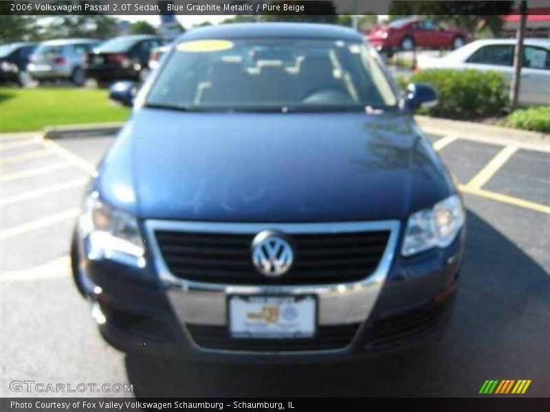 Blue Graphite Metallic / Pure Beige 2006 Volkswagen Passat 2.0T Sedan