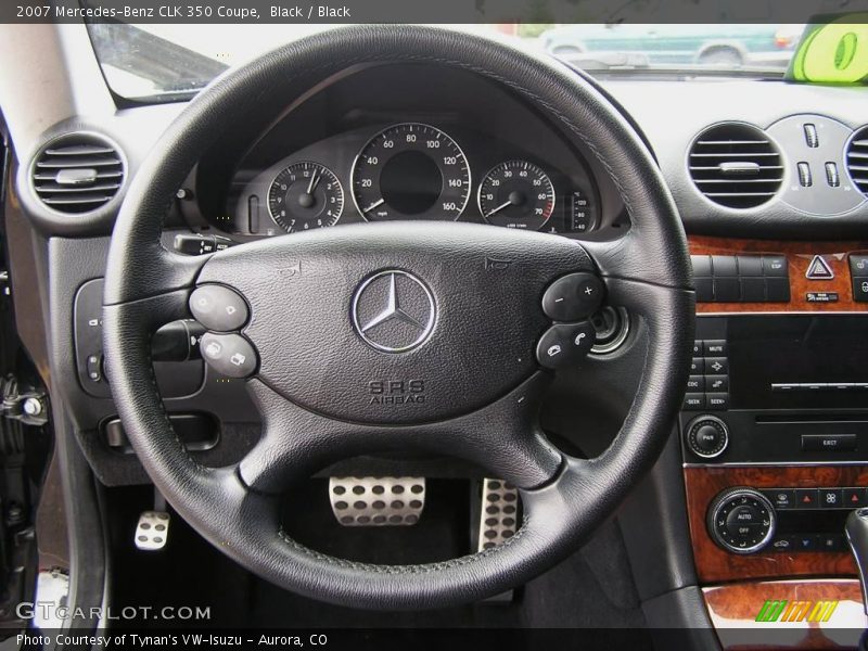 Black / Black 2007 Mercedes-Benz CLK 350 Coupe