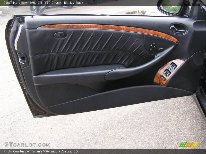 Black / Black 2007 Mercedes-Benz CLK 350 Coupe