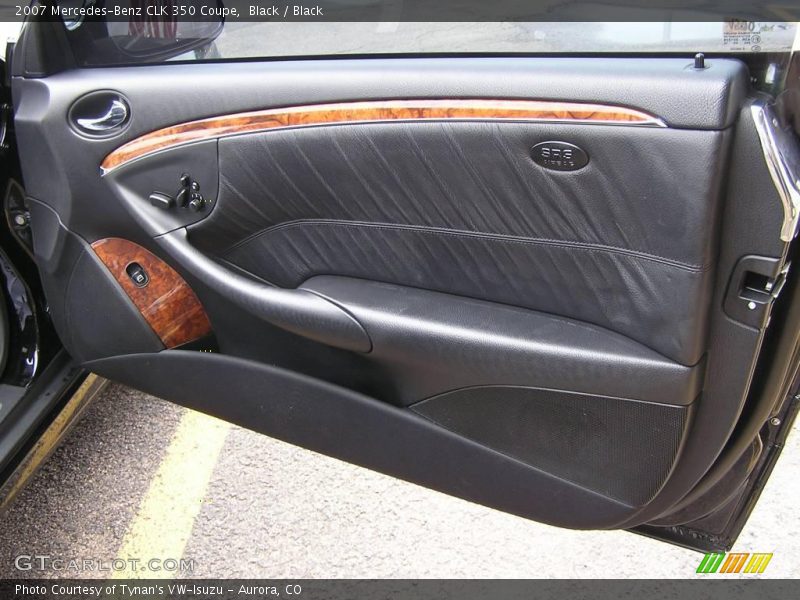 Black / Black 2007 Mercedes-Benz CLK 350 Coupe