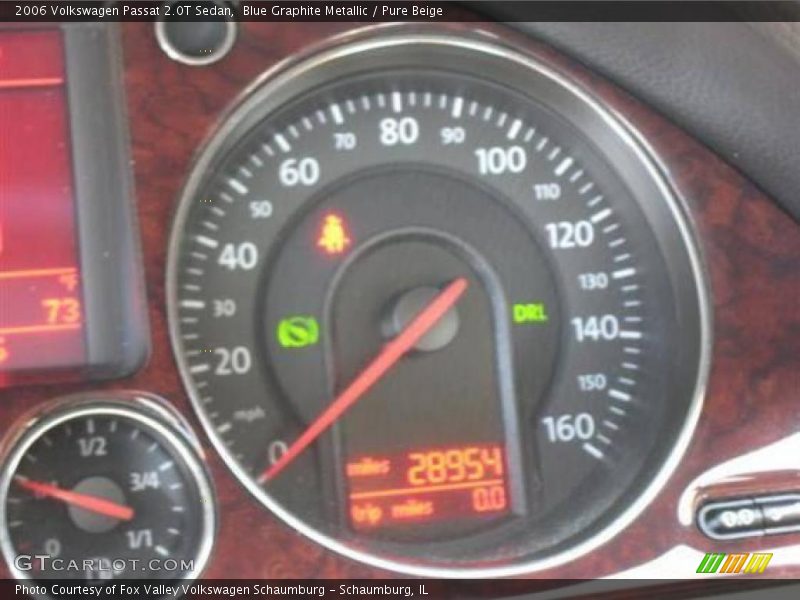 Blue Graphite Metallic / Pure Beige 2006 Volkswagen Passat 2.0T Sedan