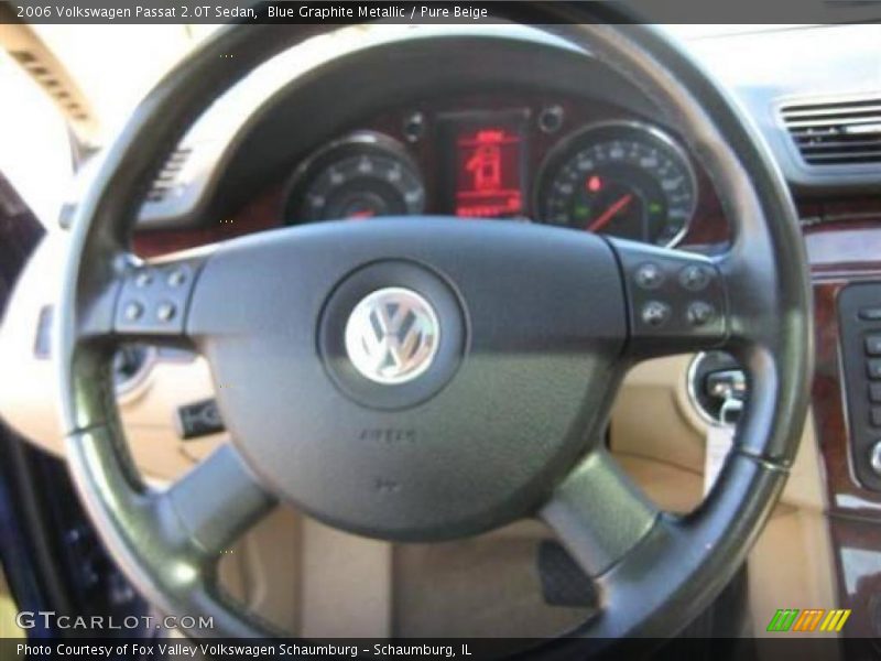 Blue Graphite Metallic / Pure Beige 2006 Volkswagen Passat 2.0T Sedan