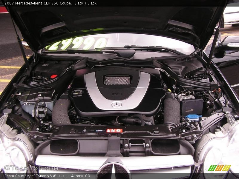 Black / Black 2007 Mercedes-Benz CLK 350 Coupe