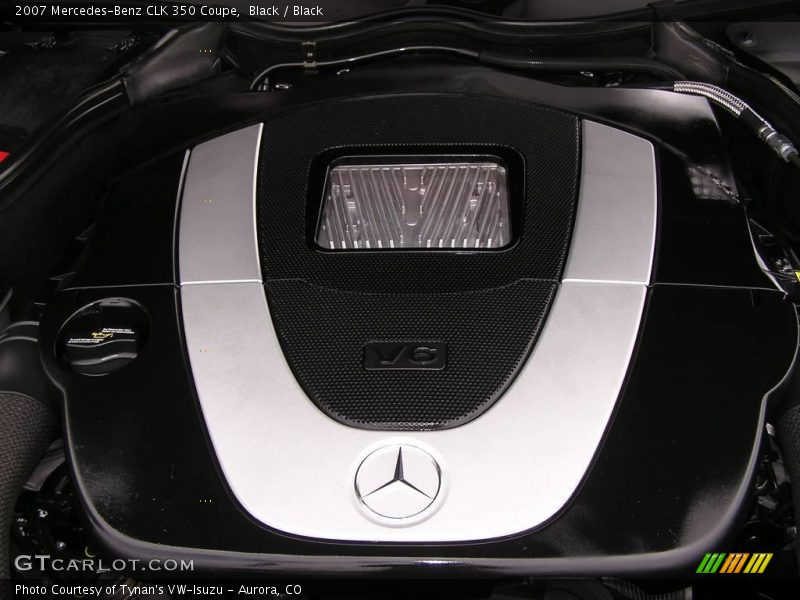 Black / Black 2007 Mercedes-Benz CLK 350 Coupe