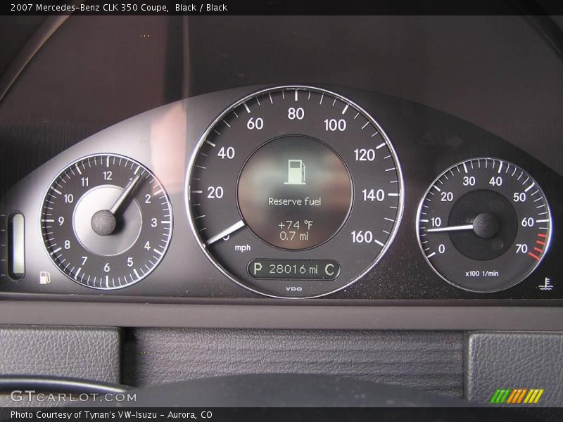 Black / Black 2007 Mercedes-Benz CLK 350 Coupe