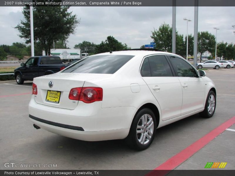 Campanella White / Pure Beige 2007 Volkswagen Jetta Wolfsburg Edition Sedan