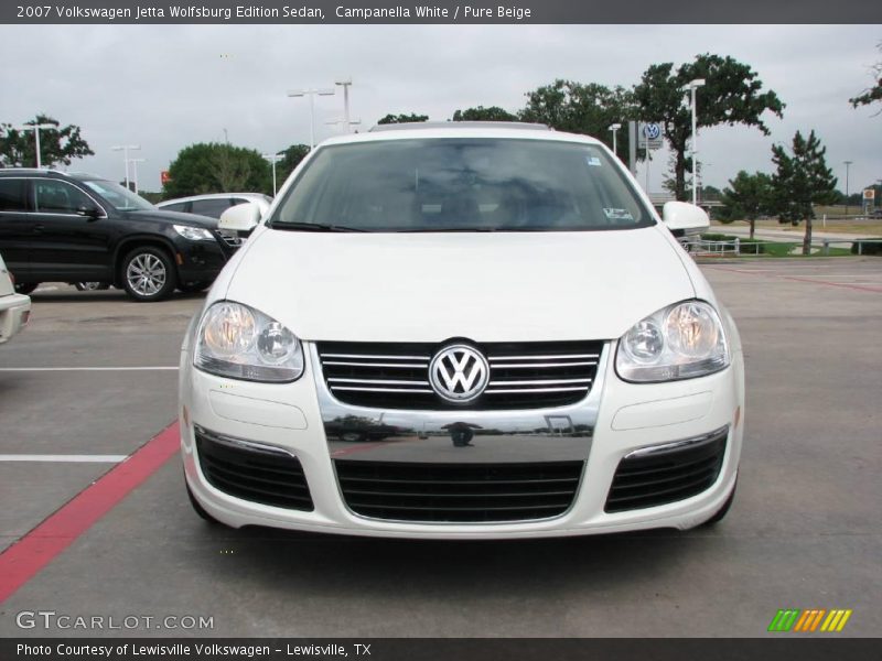 Campanella White / Pure Beige 2007 Volkswagen Jetta Wolfsburg Edition Sedan