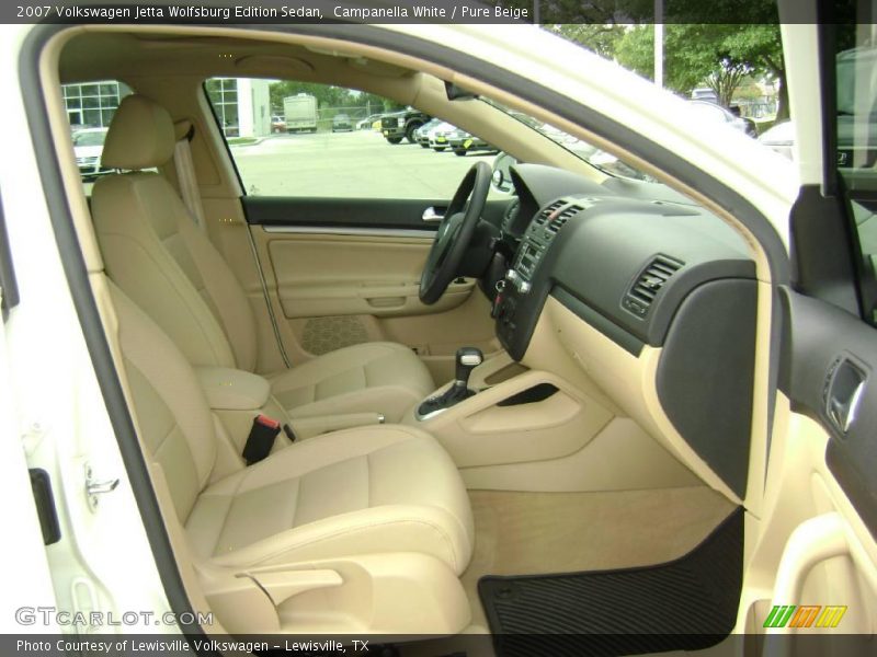 Campanella White / Pure Beige 2007 Volkswagen Jetta Wolfsburg Edition Sedan