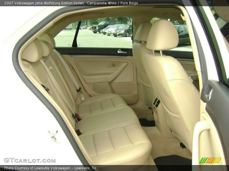 Campanella White / Pure Beige 2007 Volkswagen Jetta Wolfsburg Edition Sedan