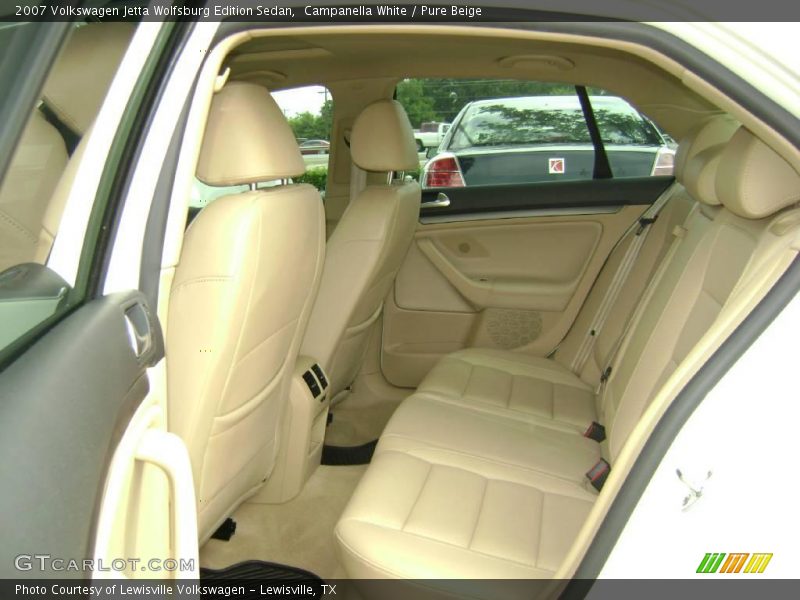 Campanella White / Pure Beige 2007 Volkswagen Jetta Wolfsburg Edition Sedan