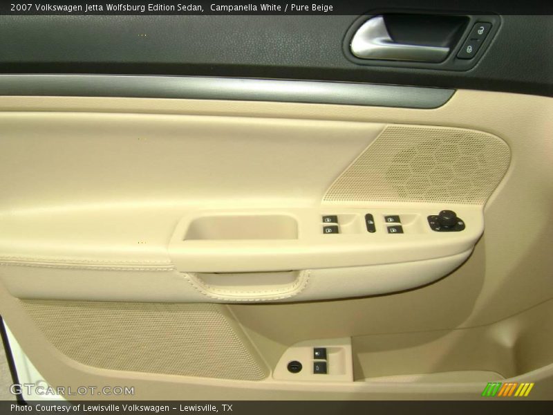 Campanella White / Pure Beige 2007 Volkswagen Jetta Wolfsburg Edition Sedan