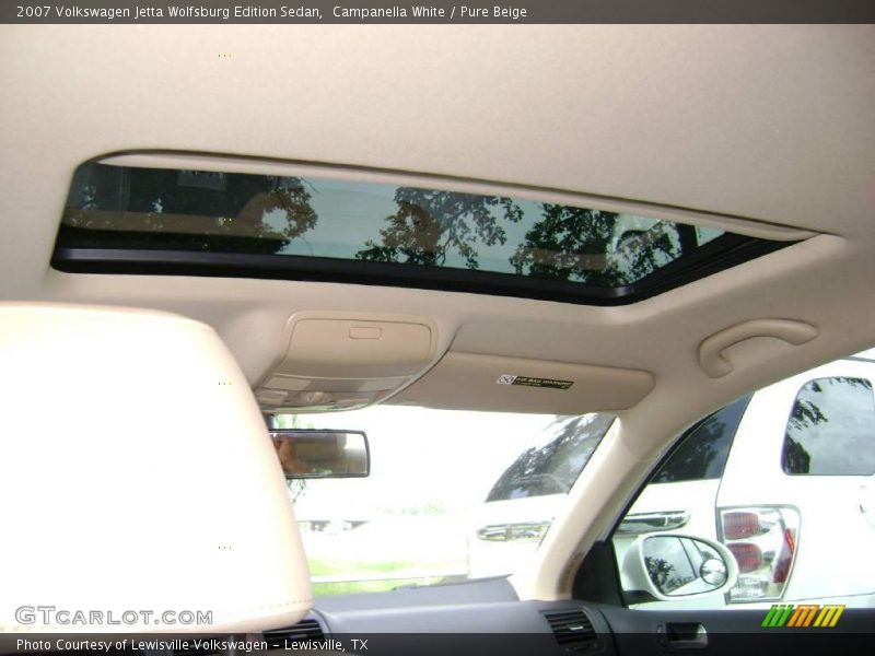 Campanella White / Pure Beige 2007 Volkswagen Jetta Wolfsburg Edition Sedan