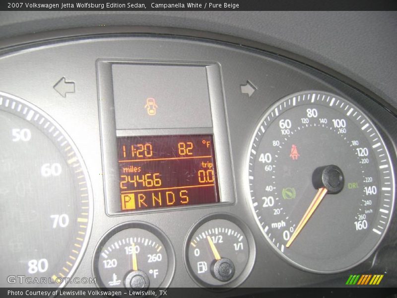 Campanella White / Pure Beige 2007 Volkswagen Jetta Wolfsburg Edition Sedan