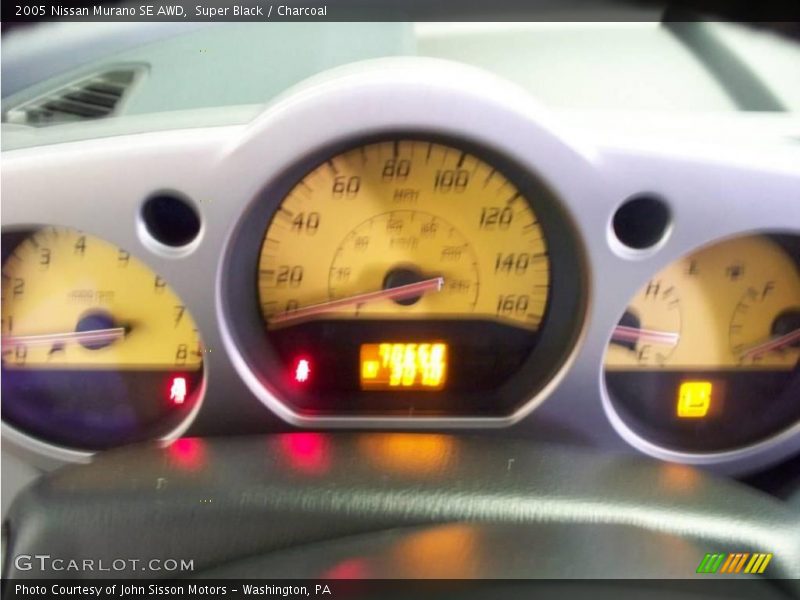 Super Black / Charcoal 2005 Nissan Murano SE AWD