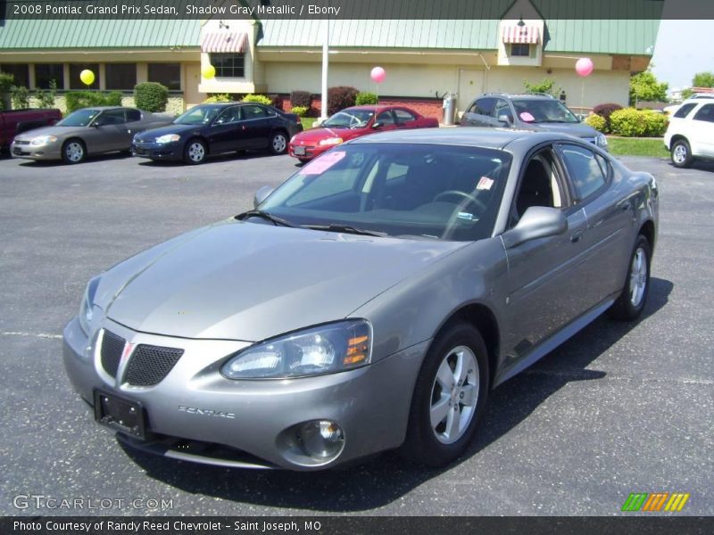 Shadow Gray Metallic / Ebony 2008 Pontiac Grand Prix Sedan