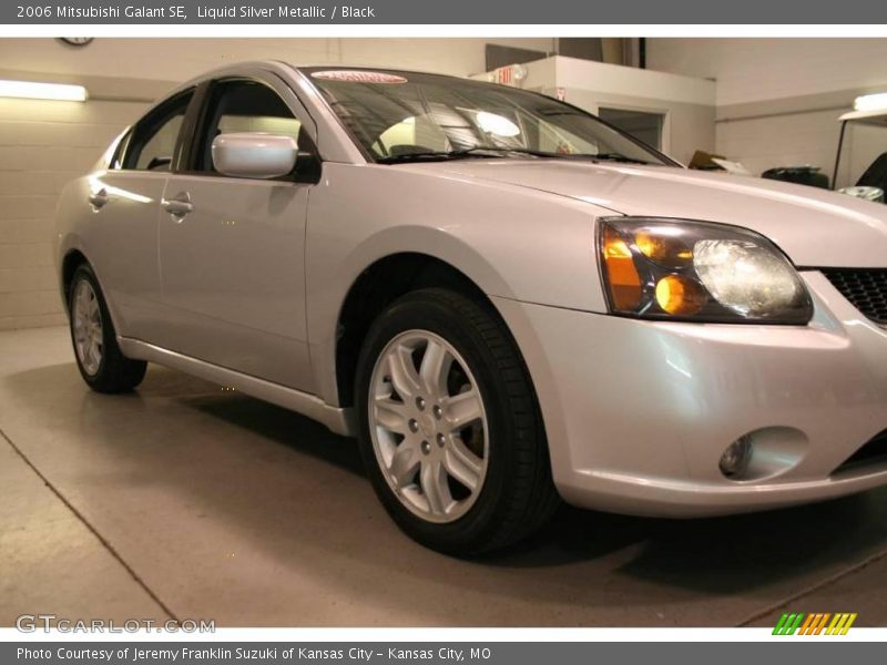 Liquid Silver Metallic / Black 2006 Mitsubishi Galant SE