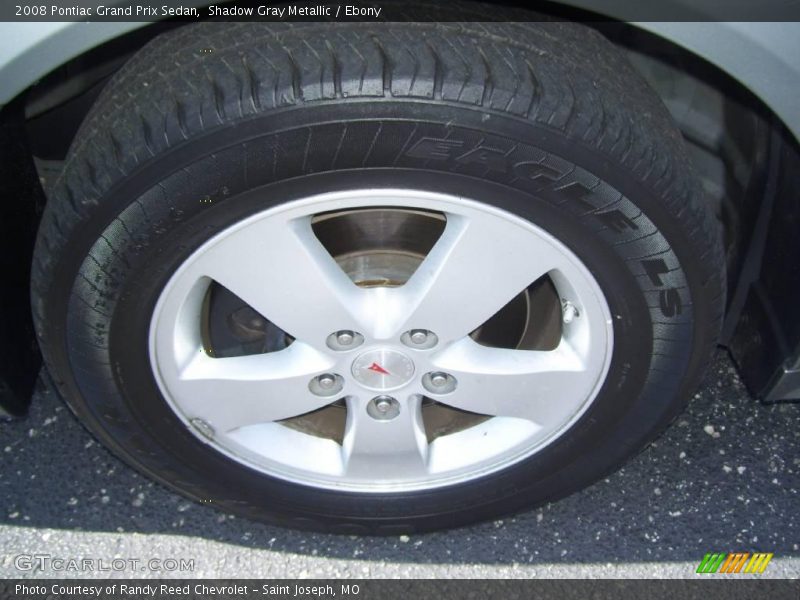 Shadow Gray Metallic / Ebony 2008 Pontiac Grand Prix Sedan