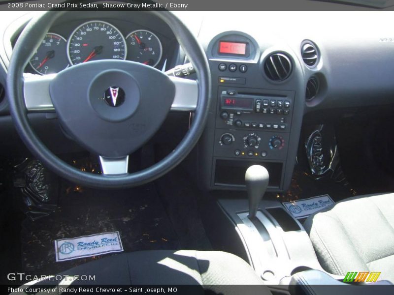 Shadow Gray Metallic / Ebony 2008 Pontiac Grand Prix Sedan