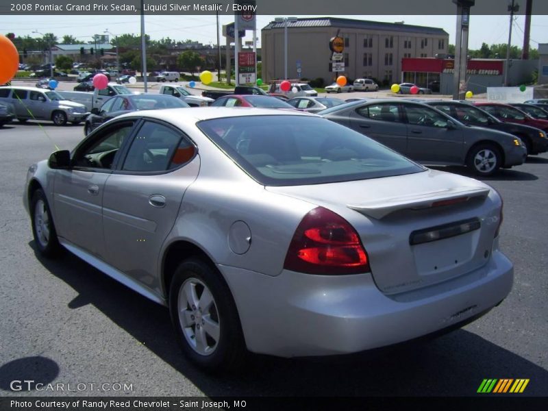 Liquid Silver Metallic / Ebony 2008 Pontiac Grand Prix Sedan