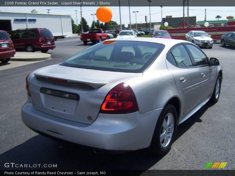 Liquid Silver Metallic / Ebony 2008 Pontiac Grand Prix Sedan