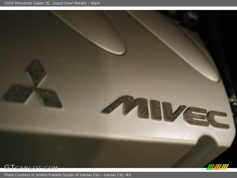 Liquid Silver Metallic / Black 2006 Mitsubishi Galant SE