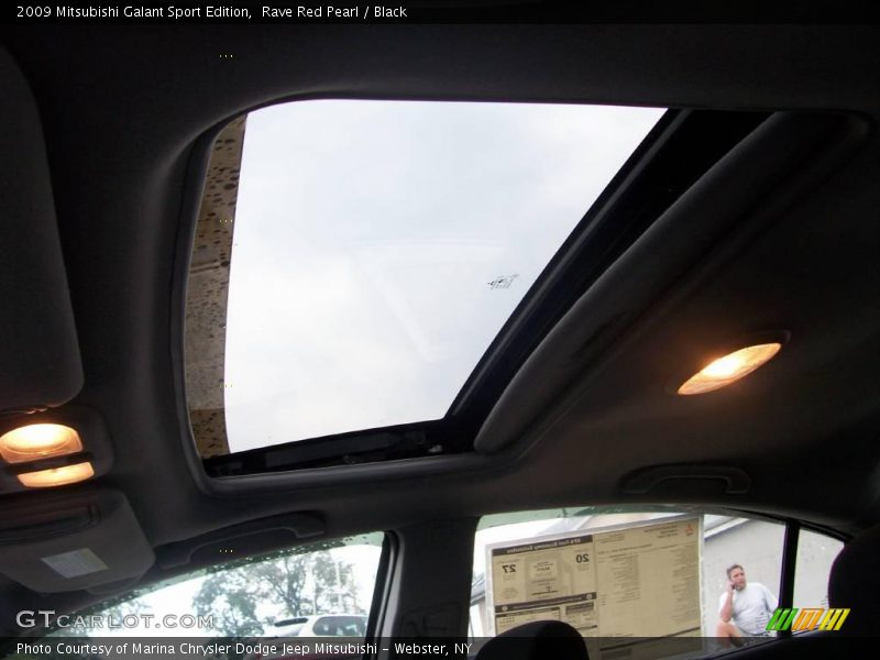 Rave Red Pearl / Black 2009 Mitsubishi Galant Sport Edition