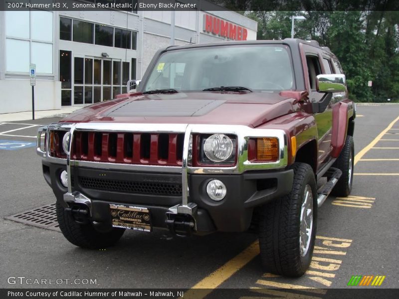 Sonoma Red Metallic / Ebony Black/Pewter 2007 Hummer H3 X