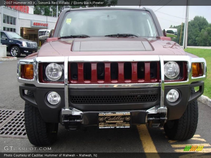 Sonoma Red Metallic / Ebony Black/Pewter 2007 Hummer H3 X